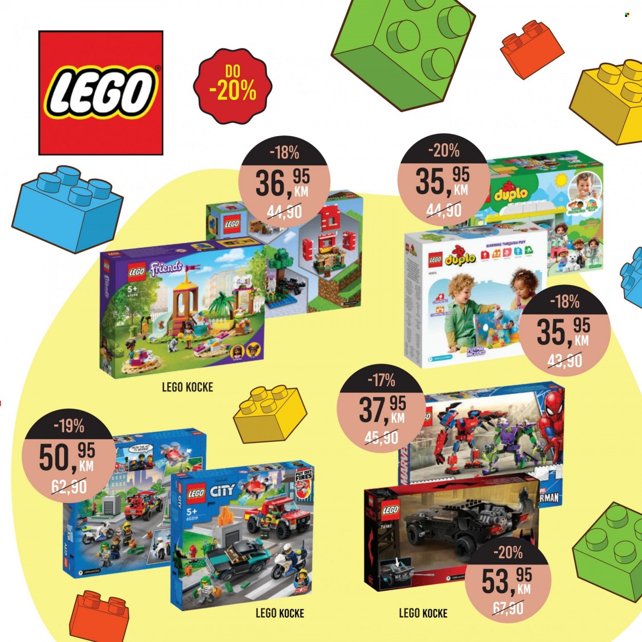 Bingo katalog - 23.11.2022. - 06.01.2023. - Sniženi proizvodi - LEGO, LEGO City, LEGO Duplo, LEGO Friends. Stranica 33.