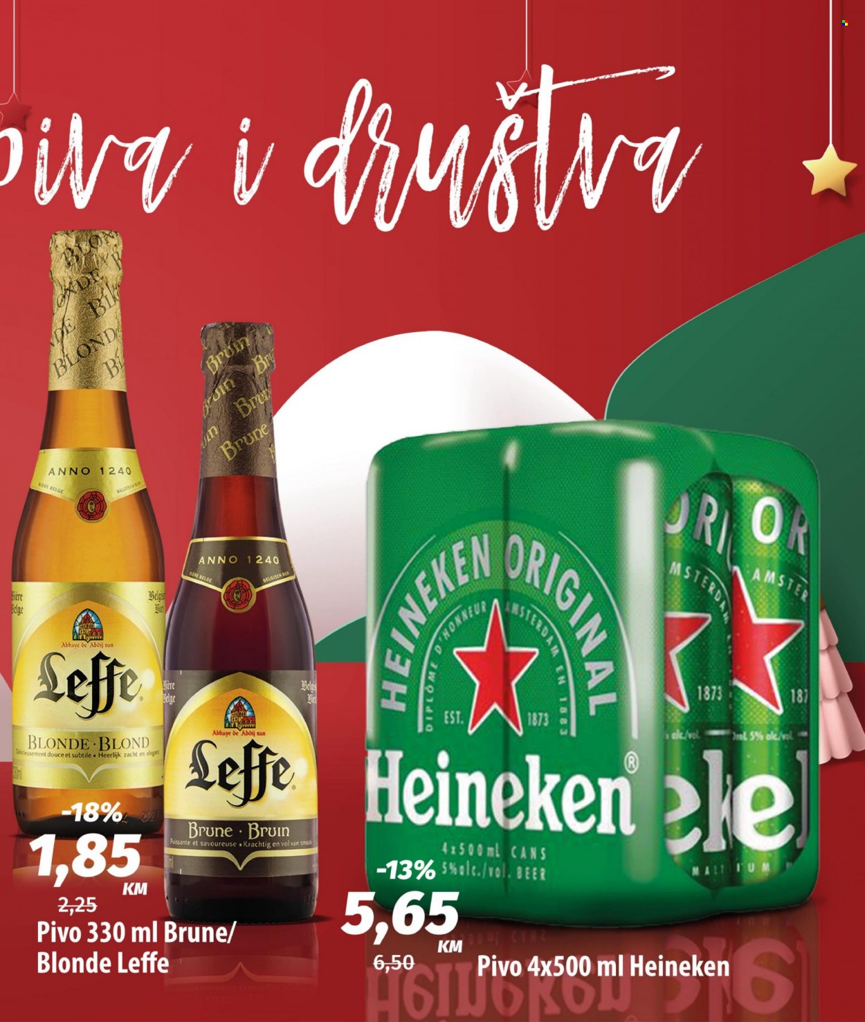 Bingo katalog - 25.11.2022. - 15.12.2022. - Sniženi proizvodi - Leffe, pivo Heineken, pivo. Stranica 33.