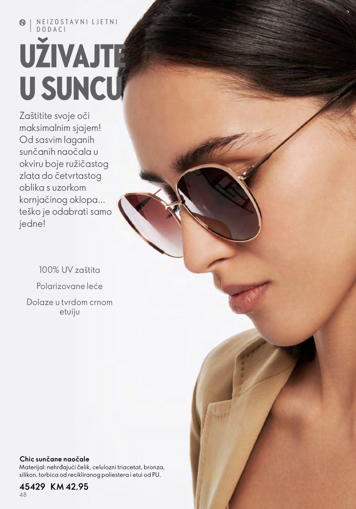Oriflame katalog - Sniženi proizvodi - naočale, sunčane naočale. Stranica 48.