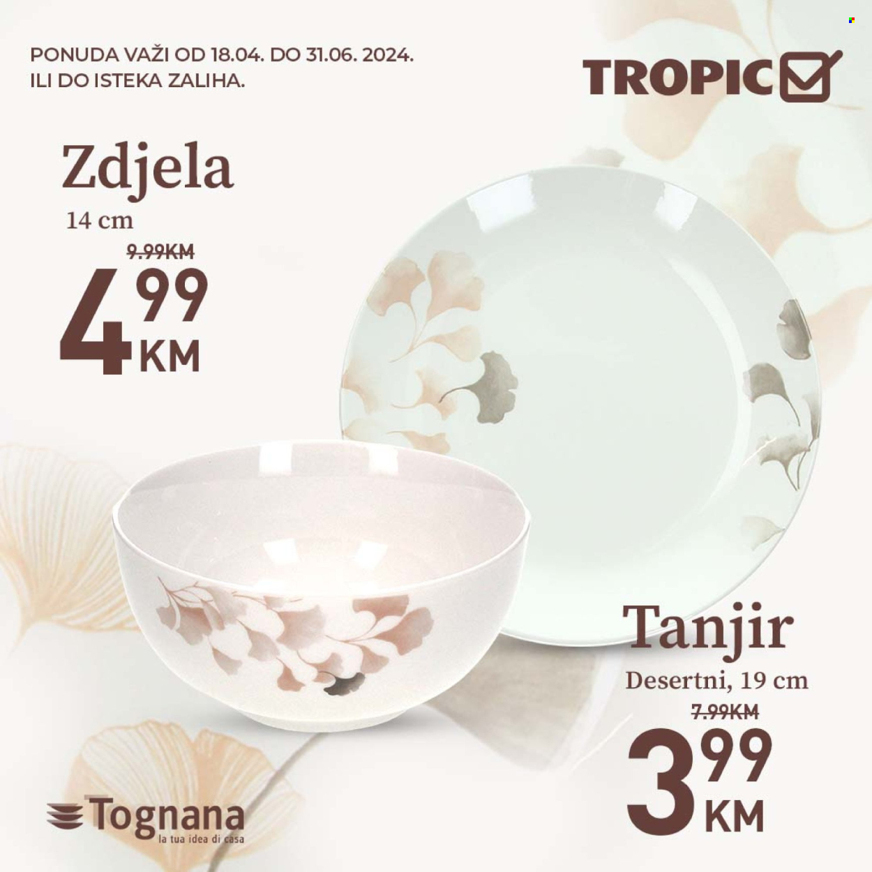 thumbnail - Tropic katalog - Sniženi proizvodi - čaša, tanjir, Tognana, zdjela. Stranica 3.
