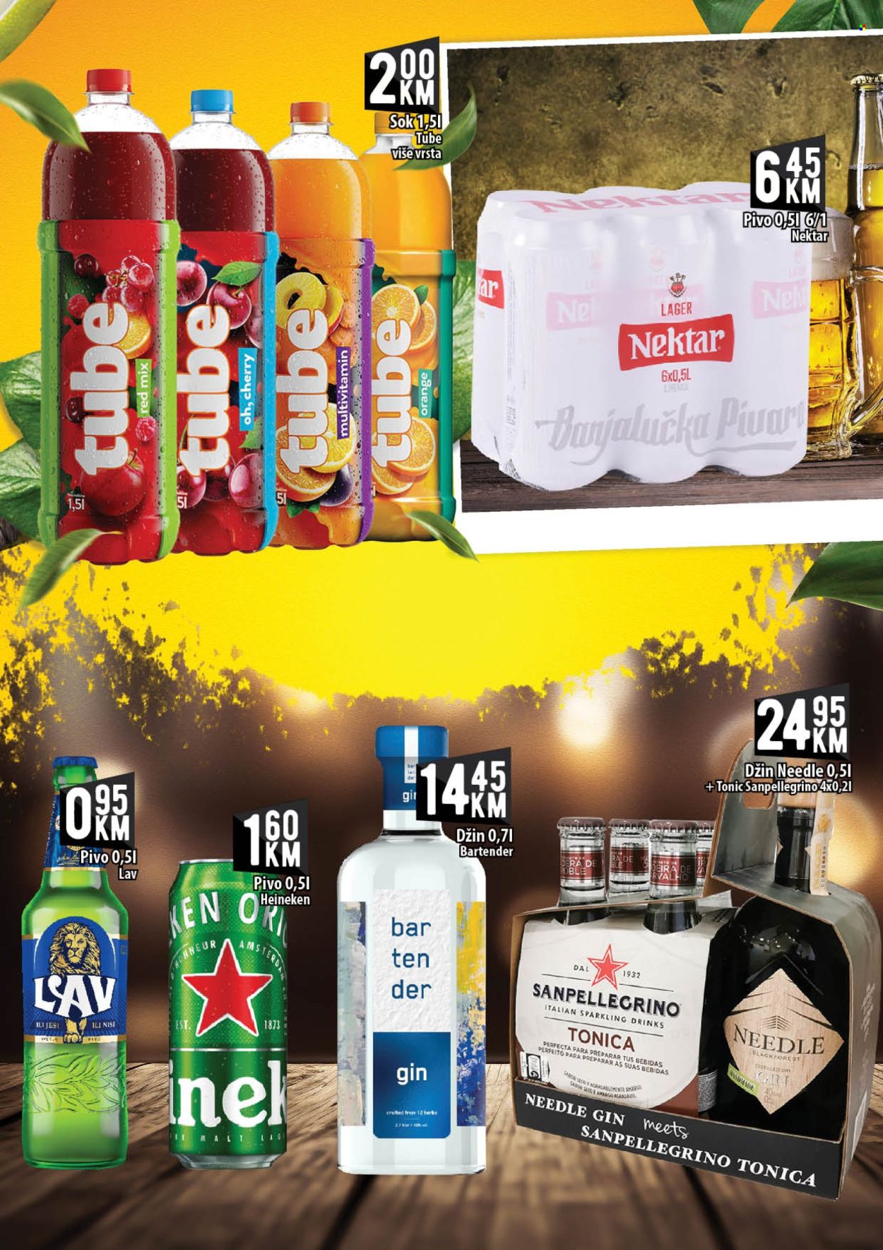 thumbnail - Kort marketi katalog - 26.04.2024. - 15.05.2024. - Sniženi proizvodi - pivo Heineken, pivo, sok, gin. Stranica 13.