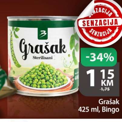 Grašak Sterilisani