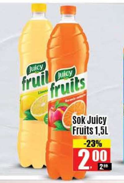 Sok Juicy Fruits 1,5L