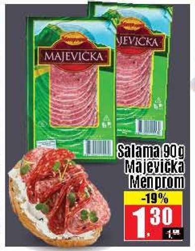 Salama 90g Majevička Menprom