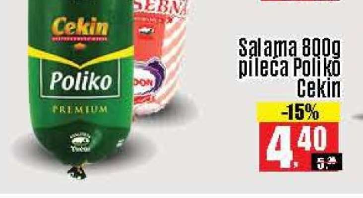 Salama 800g pileća Poliko Cekin