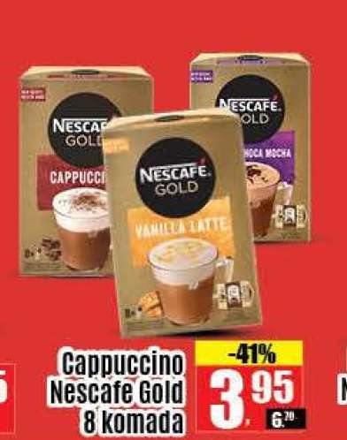 Cappuccino Nescafe Gold