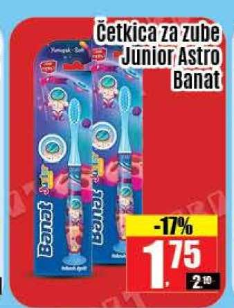 Četkica za zube Junior Astro Banat