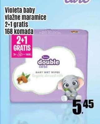 Violeta baby vlažne maramice