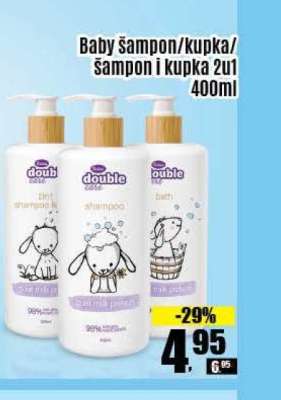 Baby šampon/kupka/šampon i kupka 2u1 400ml