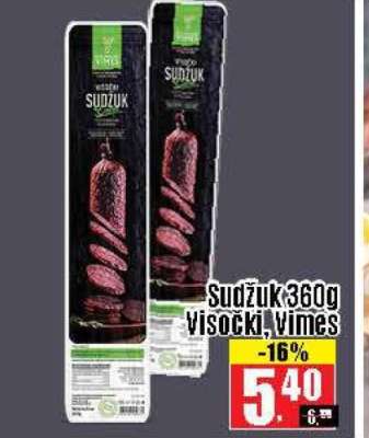 Sudžuk 360g Visocki Vimes