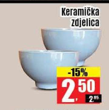 Keramička zdjelica