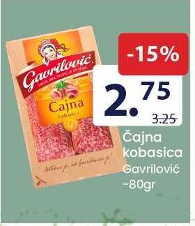 Čajna kobasica Gavrilović