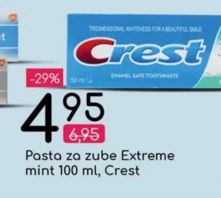 Pasta za zube Extreme mint 100 ml, Crest