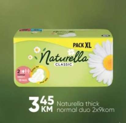 Naturella thick normal duo 2x9kom