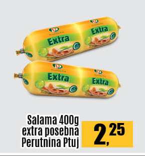 Salama 400g extra posebna Perutnina Ptuj