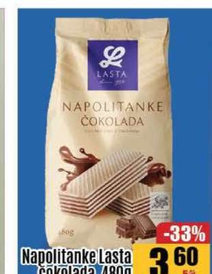 Napolitanke Lasta čokolada