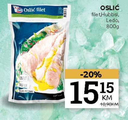 OSLIĆ filet, Ledo, 800g