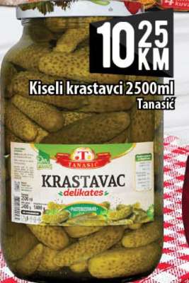 Kiseli krastavci 2500ml