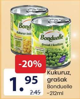 Kukuruz, grašak Bonduelle