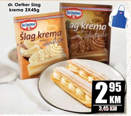 dr. Oetker šlag krema 3X45g