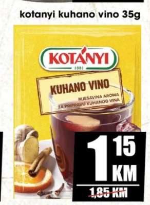 kotanyi kuhano vino 35g