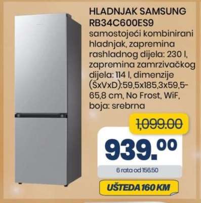 HLADNJAK SAMSUNG RB34C600ES9