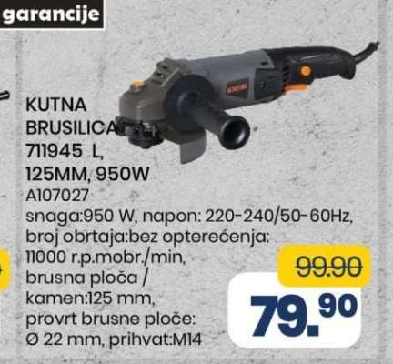 KUTNA BRUSILICA 711945 L, 125MM, 950W