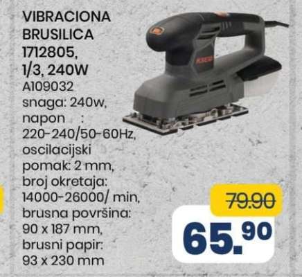 VIBRACIONA BRUSILICA 1712805, 1/3, 240W