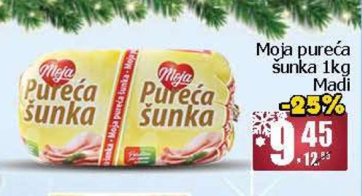 Moja pureća šunka 1kg Madi