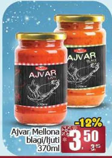 Ajvar Mellona blagi/ljuti 370ml