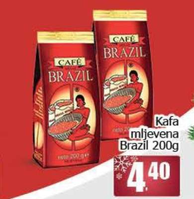 Kafa mljevena Brazil 200g