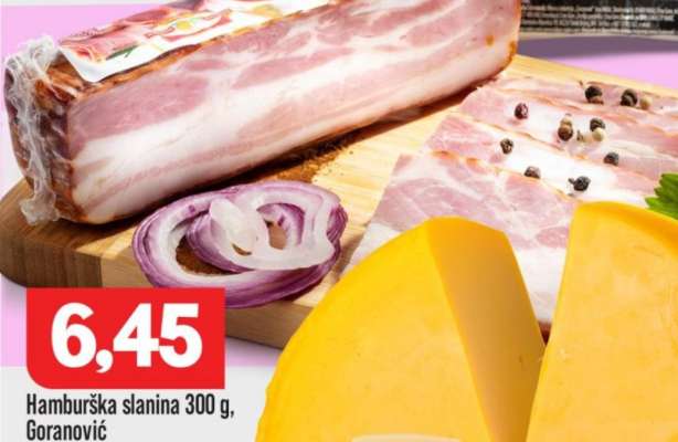 Hamburška slanina 300 g, Goranović