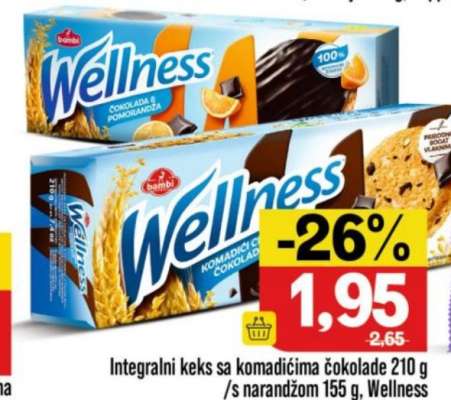 Wellness Integralni keks