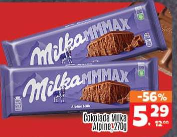 Čokolada Milka Alpine