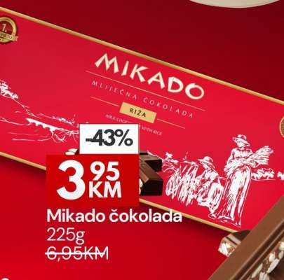 Mikado čokolada