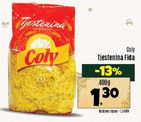 Coly Tjestenina Fida