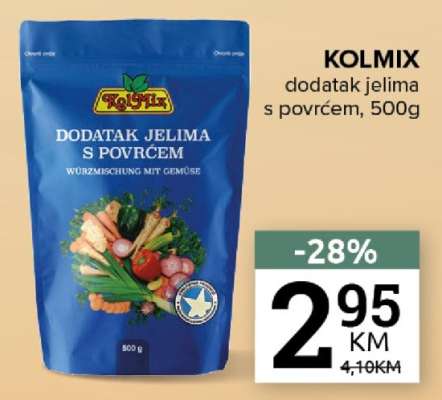 KOLMIX dodatak jelima s povrćem, 500g