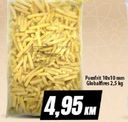 Pomfrit 10x10 mm Globalfires 2,5 kg