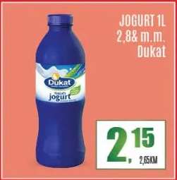 Jogurt 1L 2,8% m.m. Dukat