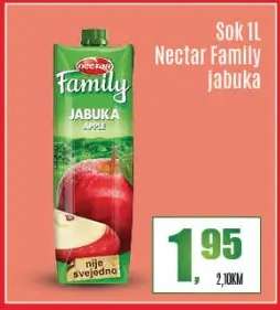 Sok 1L Nectar Family jabuka