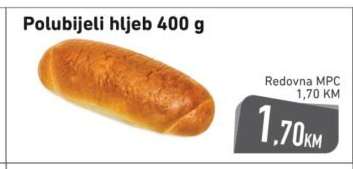 Polubijeli hljeb 400 g