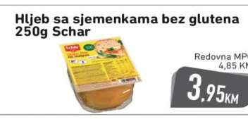 Hljeb sa sjemenkama bez glutena 250g Schar