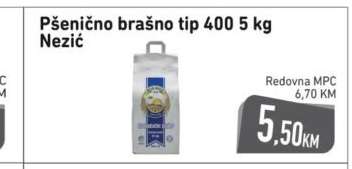Pšenično brašno tip 400 5 kg Nezić