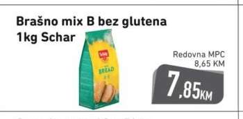 Brašno mix B bez glutena 1kg Schar