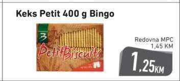 Keks Petit 400 g, Bingo