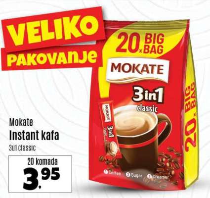 Mokate Instant kafa 3u1 classic