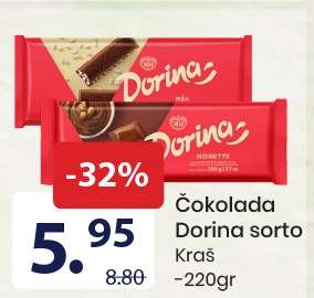 Čokolada Dorina sorto