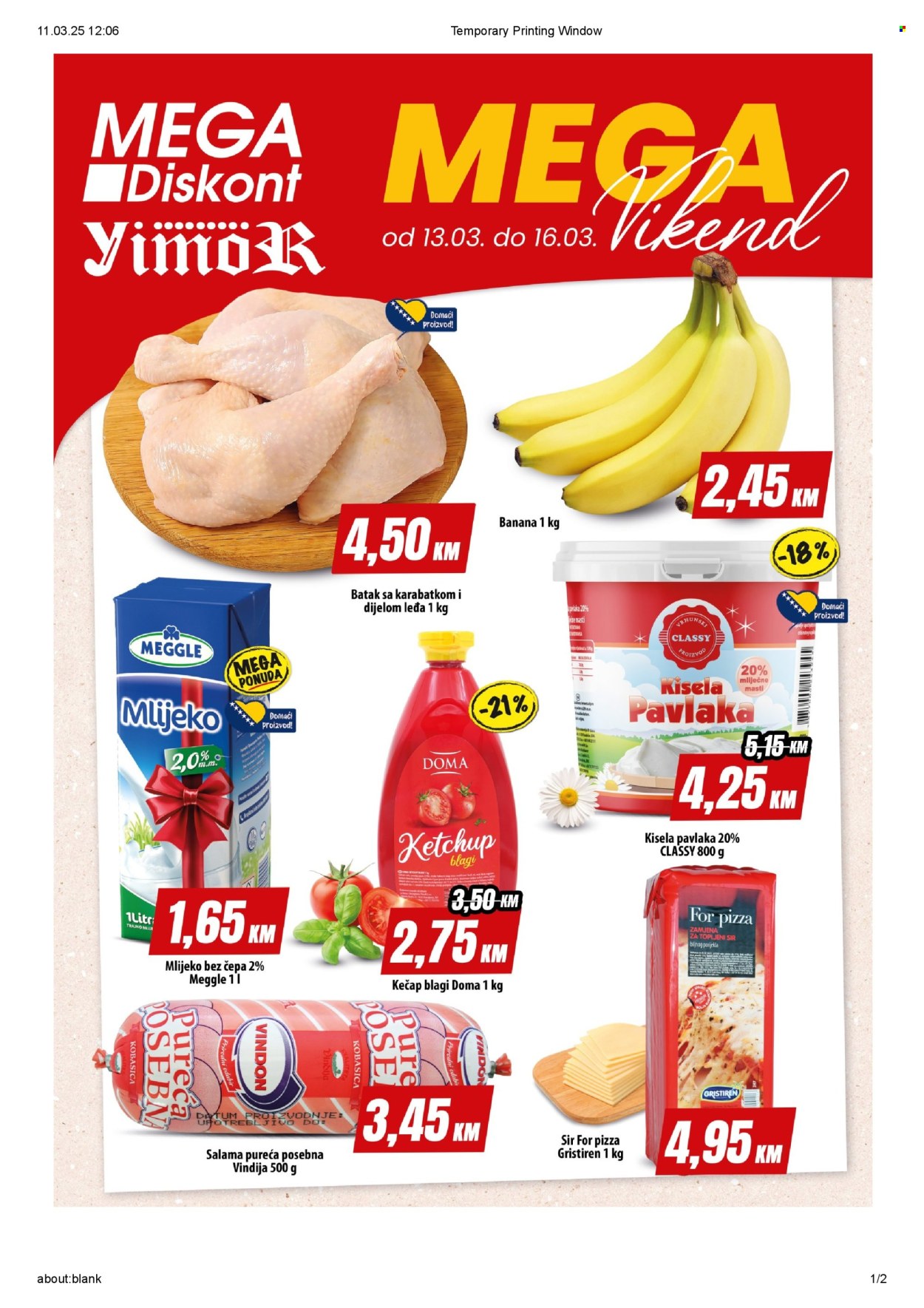 Mega Diskont katalog - 13.03.2025. - 16.03.2025.. Stranica 1