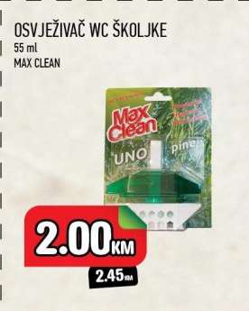Osvježivač WC školjke