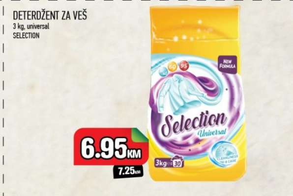Detergent za veš Selection